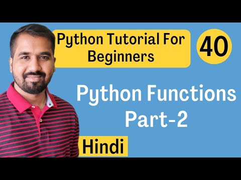 Python Functions Part 2 Explained In Hindi L Python Tutorial For Beginners