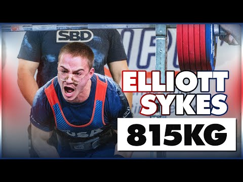 Elliott Sykes 815kg total @ 19 Years Old | 74kg Junior World Record
