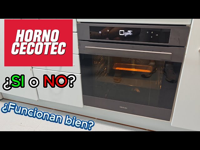 Vídeo relacionado con Cecotec Horno Integrable Convencional de 77L Bolero Hexa C126001 Line A. 2800W, 5 Funciones, Bajo Consumo, Luz Interior, Steam Assist, Steam EasyClean, Puerta Fría con 2 Cristales