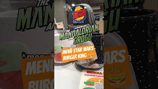 Menù edizione limitata con tazza a scelta 🍔😋#burgerking #starwars #themandalorian