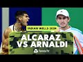 Carlos Alcaraz Begins Title Defence vs Arnaldi! | Indian Wells 2024 Highlights