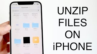 How To Open Zip Files On iPhone! (2023)