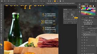 How to make a magazine food advertisement and process video - Meat Platter