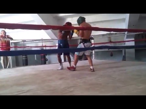 David El Piolin Morales Sparring con Lester El Tico Medrano