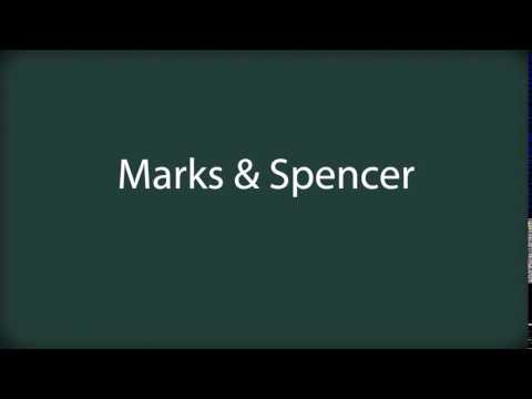 How to pronounce Marks & Spencer