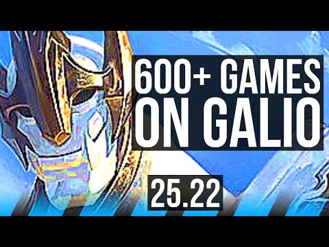 GALIO vs IRELIA (MID) | 5/2/17, 600+ games | KR Master | 25.22