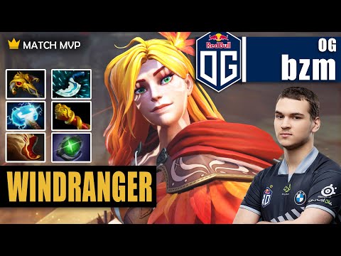 Windranger Mid | OG.bzm | LOST MID COMEBACK BZM WTF WINDRANGER TOO IMBA | 7.31d Gameplay Highlights