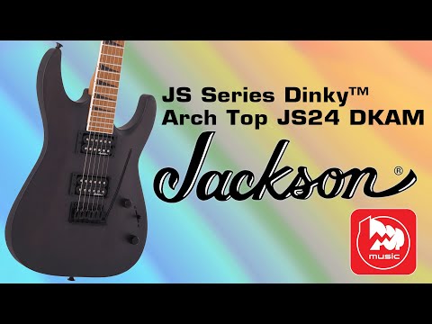 Обзор электрогитары Jackson JS24 Dinky Arch Top DKAM