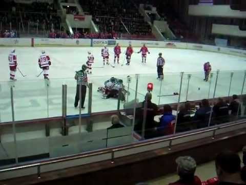 Hockeyfighters.cz  Darcy Verot vs Jeremy Jablonski.wmv