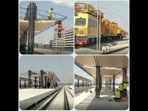 Radovi i na železničkoj stanici Novi Beograd, na brzoj pruzi Beograd - Budimpešta