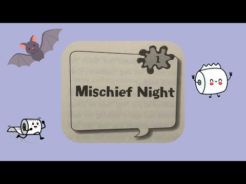 Mrs. Patty is Batty! Chapter 1: Mischief Night🧻🌳🧒🏻 Kids Book Read Aloud📖