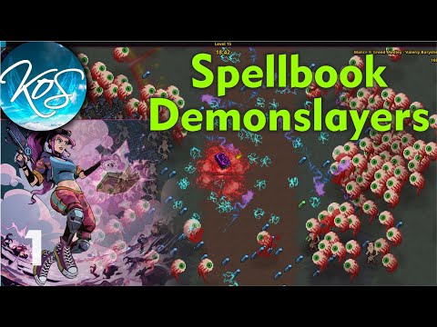 Spellbook Demonslayers 1 - WOLFE IN THE FOLD - (Vampire Survivors-like game) First Look, Let's Play