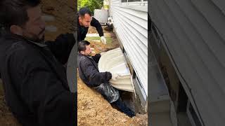 Watch video: SunHouse Window Well Replacement + Basement Waterproofing