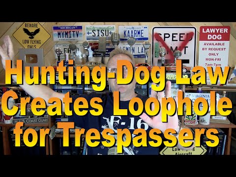YouTube video about: How to keep hunting dogs off your property?