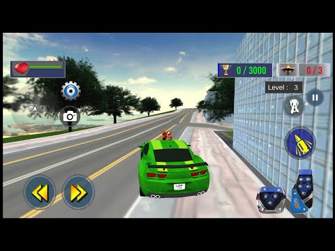 Drone Robot Car Transform Game - Android Gameplay