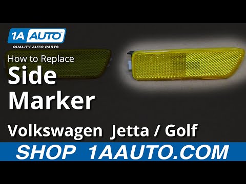 How to Replace Side Marker Light 99-05 Volkswagen Jetta or Golf