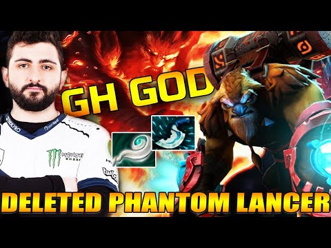 GH-GOD EarthShaker How to Delete Phantom Lancer The Perfect Echo Slam 7.26 Dota 2 Gameplay