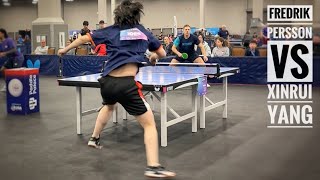Fredrik Persson (1968) vs Xinrui Yang (1967) // US Open 2024 U2000 Semifinals