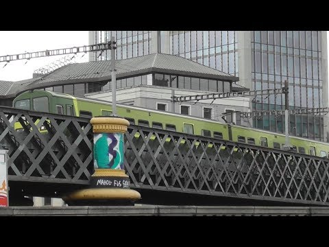 Irish Rail 8500 Class Dart Train 8605 - Tara Street Station, Dublin