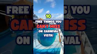 10 FREE Things You Can't Miss on Carnival Vista #cruise #shorts