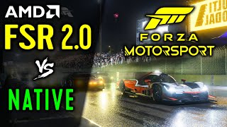 Native vs FSR 2 - Forza Motorsport 2023 - AMD FSR 2 Benchmark