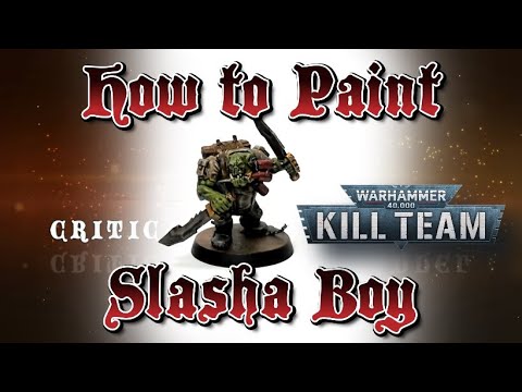 Contrast Painting Guide | Ork Kommando Slasha Boy | Warhammer 40k Kill Team | #paintingwarhammer40k