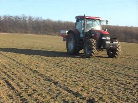 Műtrágyaszórás 2013 [Mtz 820.4, Case Mxu Maxxum 115, Puma 195, Kverneland]