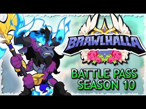 Brawlhalla Battle Pass SEASON 10!! Overview + 1v1 Gameplay • Starlight Champions