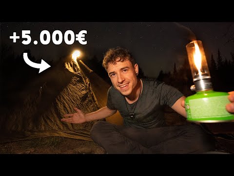 ACAMPANDO Con El Material MÁS CARO