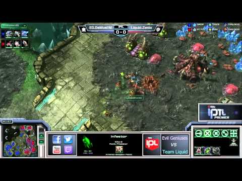 Evil Geniuses vs Team Liquid - Game 1 - IPTL Premier Group A - StarCraft 2