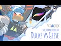 Regular Show Speed Draw Ducks Vs Geese Giant Robots In Procreate