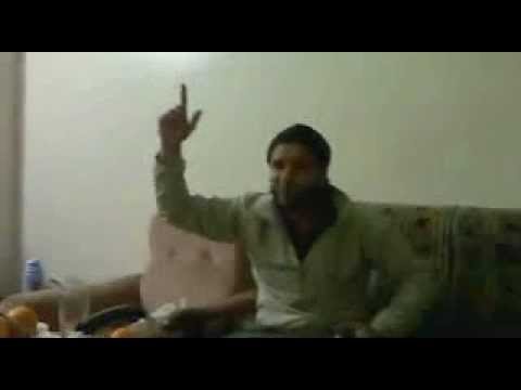 مقطع مرئي عن حسين الحسين منشد حي الوعر في مدينة حمص