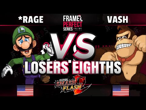 FPS5 Online - *Rage (Luigi) vs. Vash (Donkey Kong) - Super Smash Flash 2 Losers Top 8