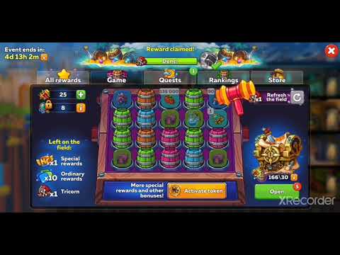 Hustle Castle: EVENT: The pirate treasure hunt! NO TOKEN purchased. What i get with NO Paying PART 2