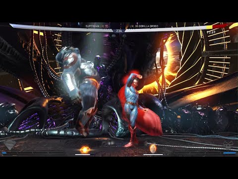 Superman vs Gorilla grodd injustice 2 ps5