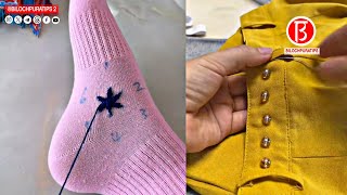 Cut the waistband of your And 10 Sewing Stich Mending Knitting Hole Repair Episode 09