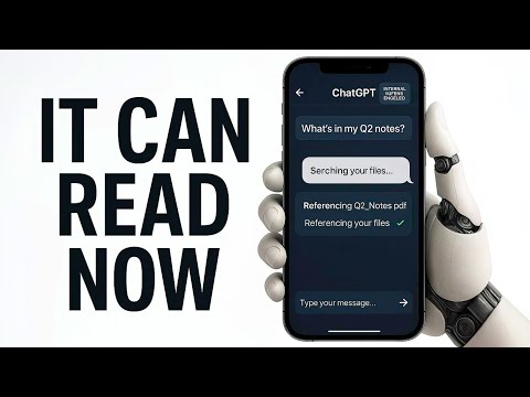 This ChatGPT Update Is About to Break the Internet (Internal Data Referencing)