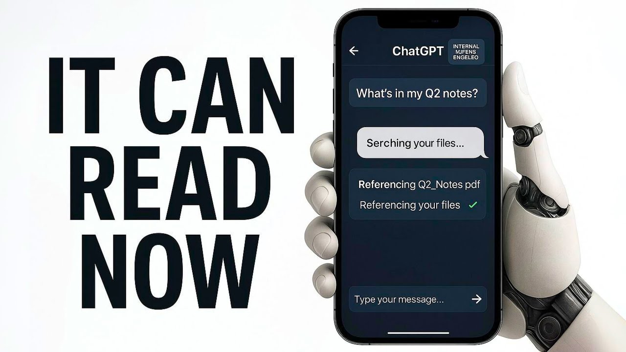 This ChatGPT Update Is About to Break the Internet (Internal Data Referencing)