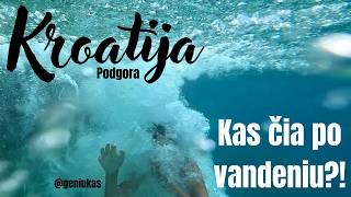 NARDYMAS KROATIJOJE 🇭🇷 PODGORA – KAS SLEPIASI PO ADRIJOS VANDENIU?
