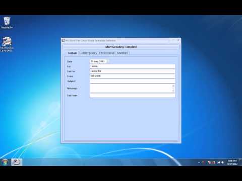MS Word Fax Cover Sheet Template Software