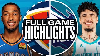THUNDER at HORNETS | FULL GAME HIGHLIGHTS | October 5, 2025 gameplay video by danielleotlin, 10:18 duration