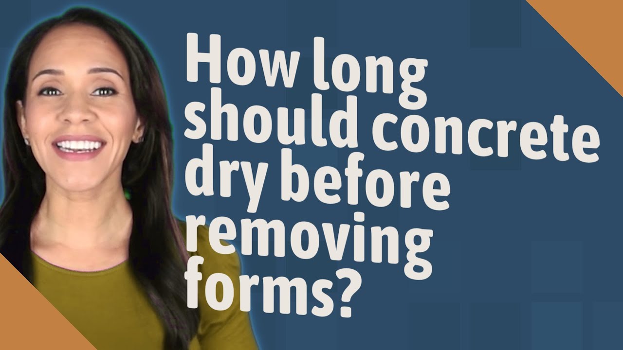 How long should concrete set before removing forms? Life Set Go