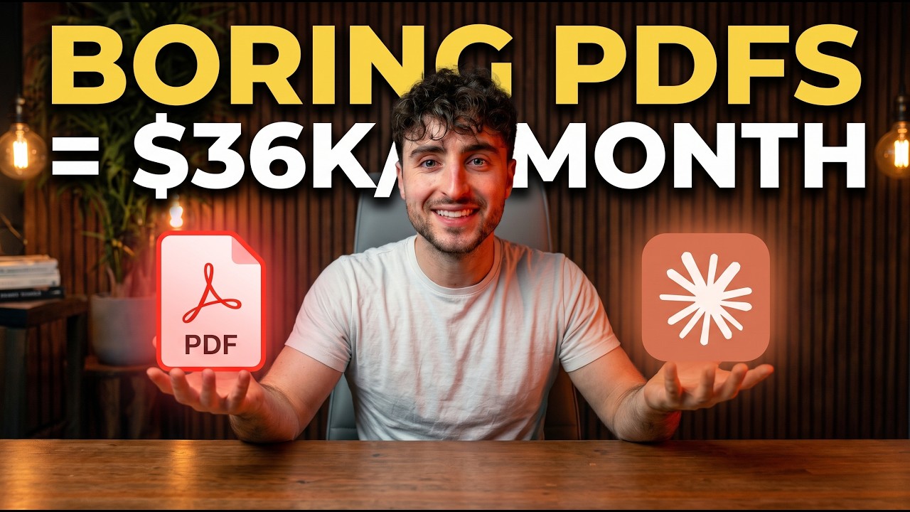 i used claude ai to make $7900/week selling boring pdfs