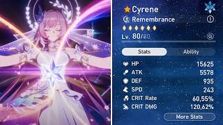 CYRENE HSR FULL KIT IS FINALLY HERE! (100% BROKEN!) | HSR 3.7, Honkai Star Rail, HSR Cyrene, Cyrene