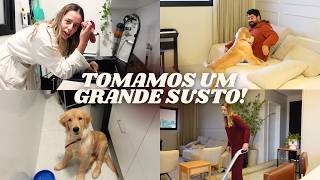 TIVEMOS UM ACIDENTE COM O NOAH, rotina de organização da casa nova + receita de carrot cake!