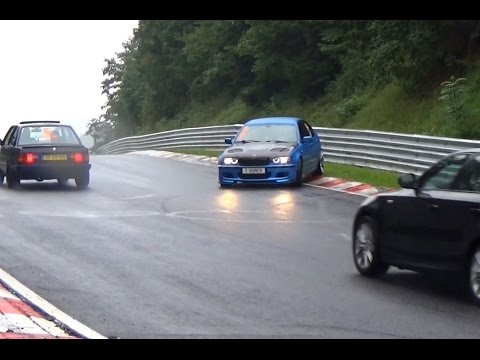 Highlights Nordschleife CRASH & ACTION, many Spins & Drifts Touristenfahrten 16.8.2015