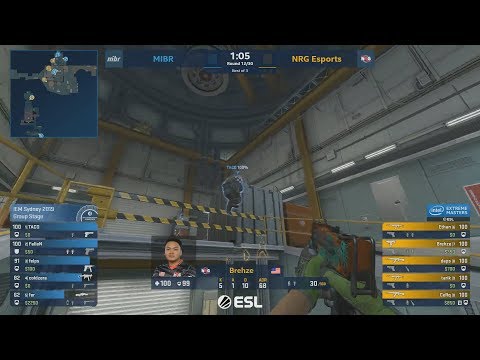 400IQ PLAY!! - NRG vs MIBR - IEM Sydney 2019 - CS:GO