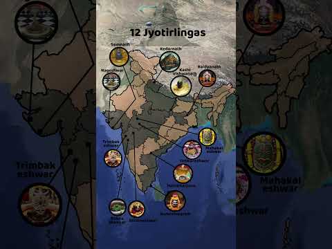12 Jyotirlinga Map