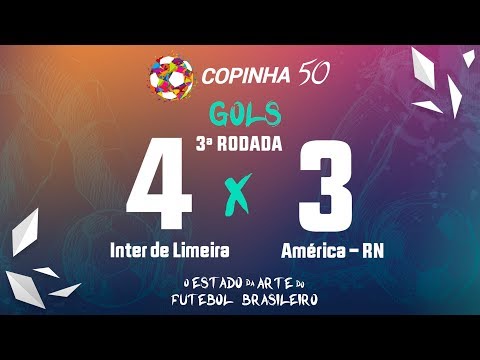 Gols de Inter de Limeira 4x3 América - RN, Copinha 2019