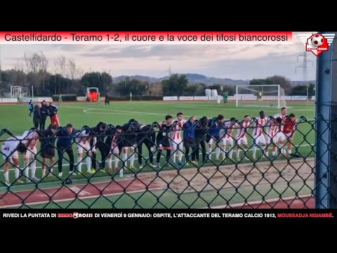 Castelfidardo - Teramo 1-2, il cuore e la voce dei tifosi biancorossi